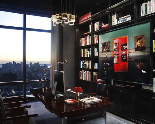 Glamorous Office Home Design Ideas, Pictures, Remodel and Decor