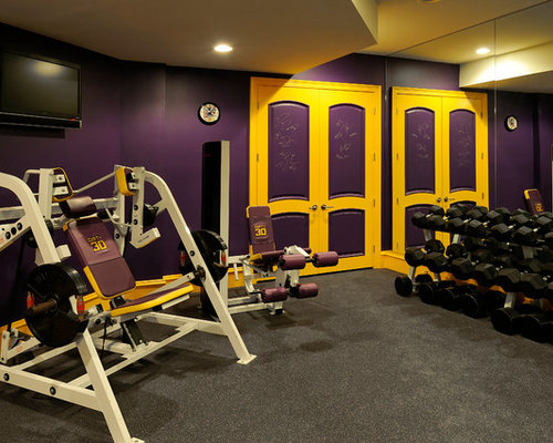 Modern Home Gym Wall Colors for Simple Design