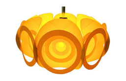 Submarine Lamp Shade, Yellow