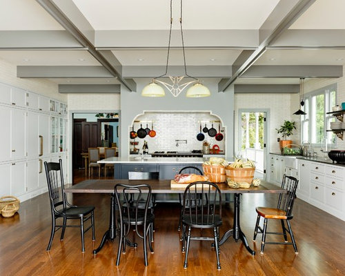 Large Family Kitchen Home Design Ideas, Pictures, Remodel and Decor