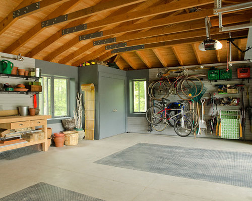 Garage Interior Home Design Ideas, Pictures, Remodel and Decor