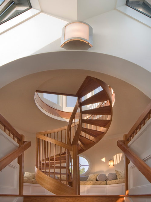 Double Helix Staircase Home Design Ideas, Pictures, Remodel and Decor