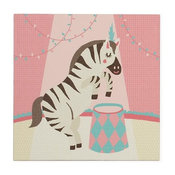 Three Ring Wall Art, Zebra