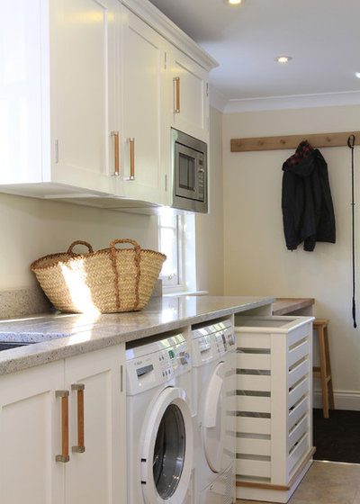 Traditional Utility Room by Beau-Port Kitchens