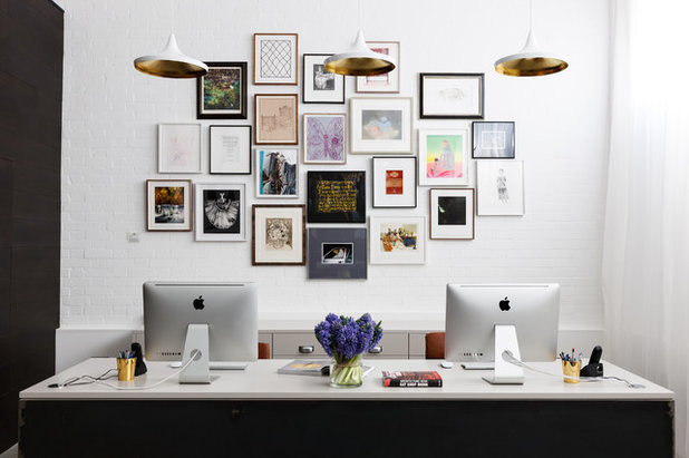 Eclectic Home Office & Library by Maurizio Pellizzoni Ltd