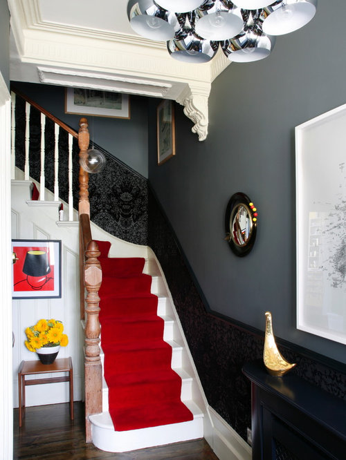 Painted Staircase Home Design Ideas, Pictures, Remodel and Decor