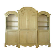 Bradshaw Kirchofer Farmhouse Armoire With Two Hutches