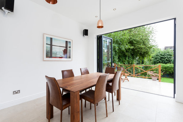 Contemporary Dining Room by Design Squared Ltd