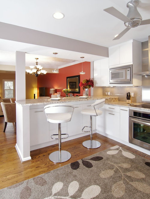 Kitchen Half Wall Home Design Ideas, Pictures, Remodel and Decor