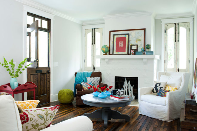 Eclectic Living Room by Jeff Herr Photography