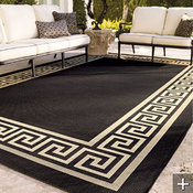Greek Key Outdoor Rug by Frontgate