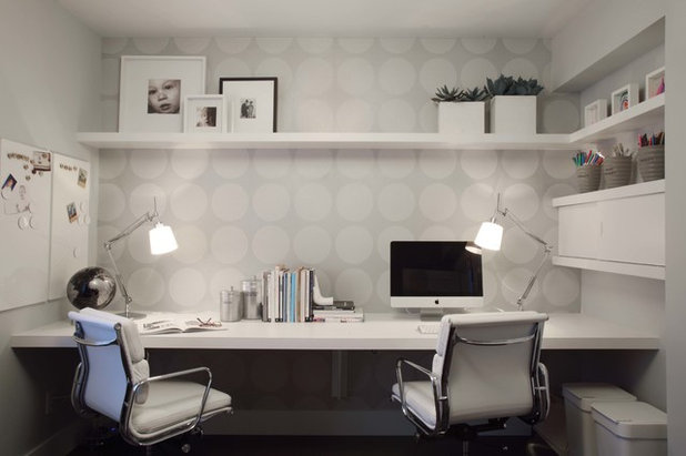 Contemporary Home Office & Library by Shift Interiors