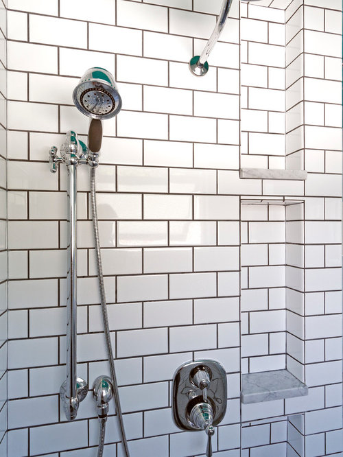 Carrara Marble Shower Home Design Ideas, Pictures, Remodel and Decor