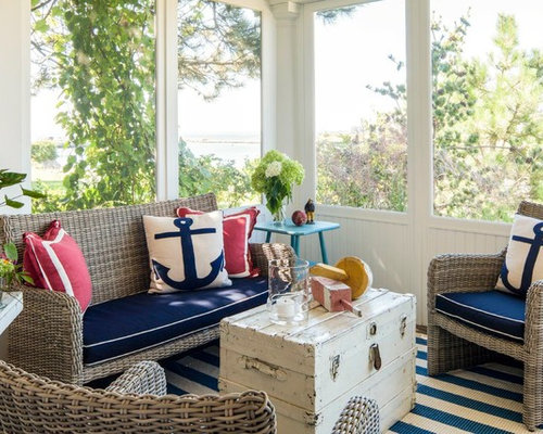 Nautical Porch Home Design Ideas, Pictures, Remodel and Decor