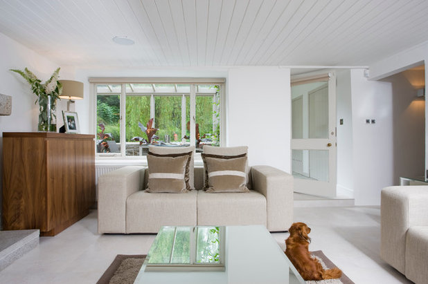 Country Living Room by Maria Fenlon Interior Design
