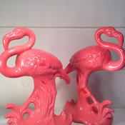 Pink Flamingo Decor by Not The Joneses
