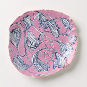 Pink Fleurs Plate