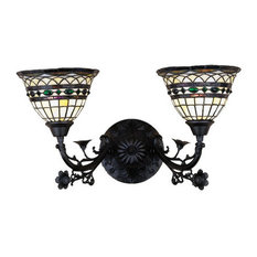 Stained Glass Lighting Fixture Bathroom Vanity Lights Houzz