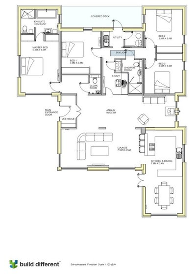 Contemporary Floor Plan by build different