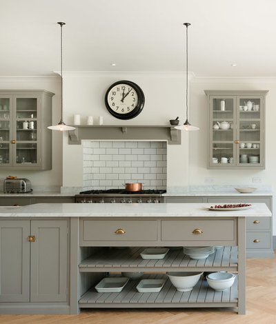 Transitional Kitchen by deVOL Kitchens