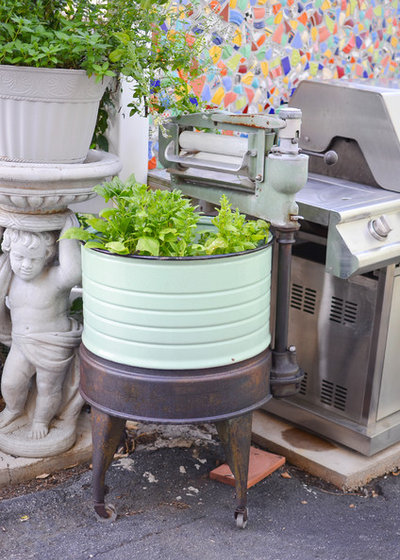 Eclectic Patio by Amy Renea