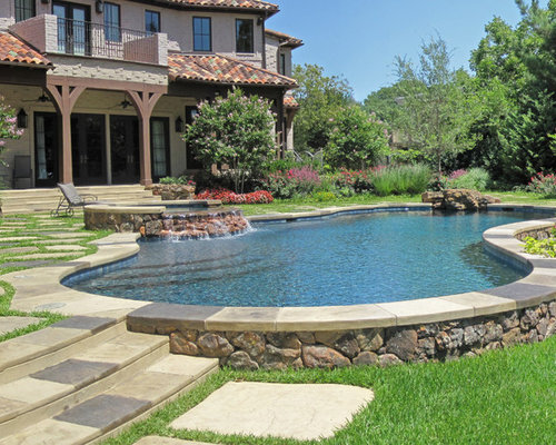 Semi Inground Pool Home Design Ideas, Pictures, Remodel ...