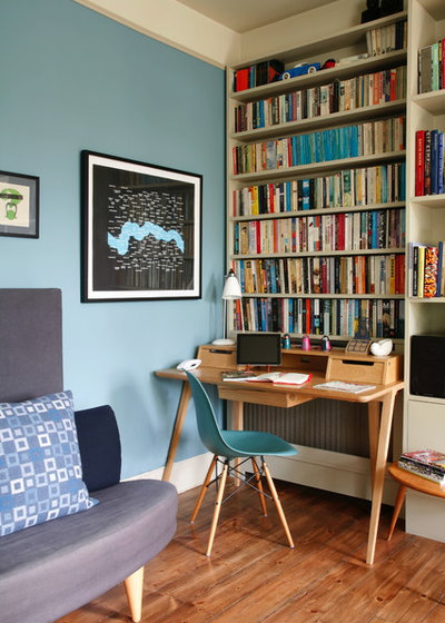 Eclectic Home Office & Library by Alison Hammond Photography