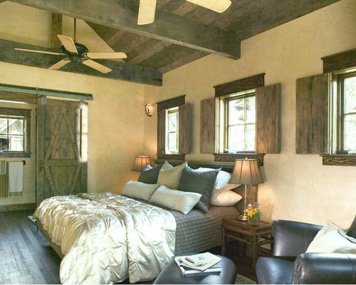 Rustic Green Bedroom Design Ideas, Renovations & Photos