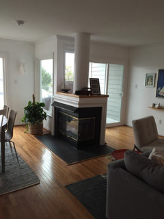 What to do with off center fireplace, tv and furniture placement.