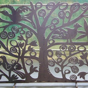 Tree of Life Fireplace Screen