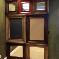 ... cork board and a magnetic chalkboard interiors. (Interior frame sizes