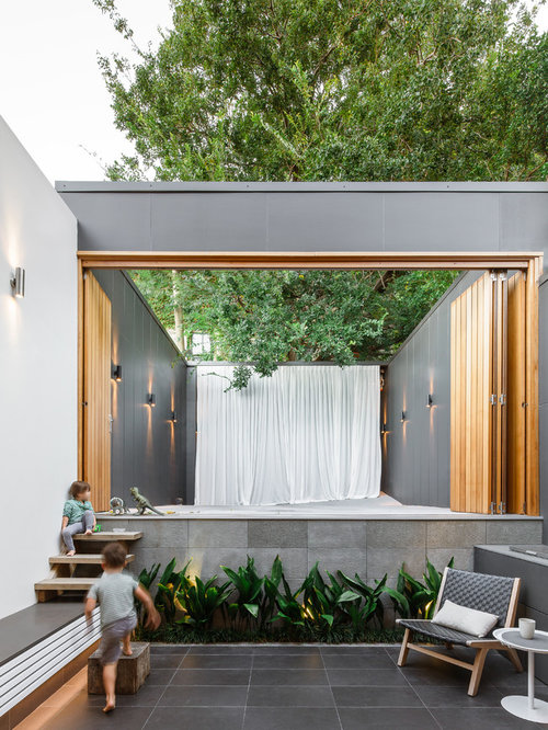 Outdoor Wall Partition Home Design Ideas, Pictures, Remodel and Decor