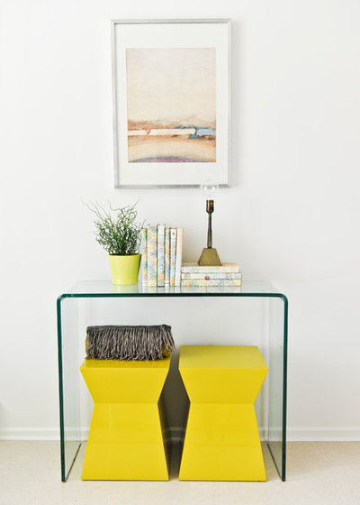 Eclectic Home Office & Library by A Good Chick To Know