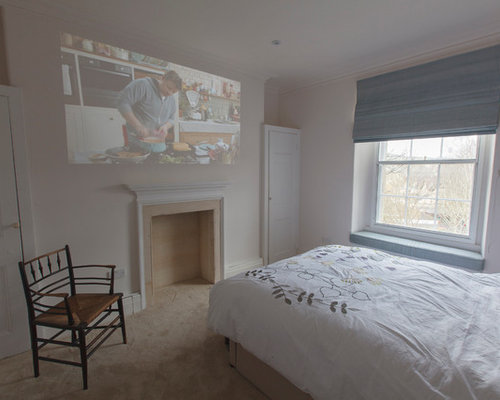 Projector Tv Bedroom Design Ideas, Remodels & Photos