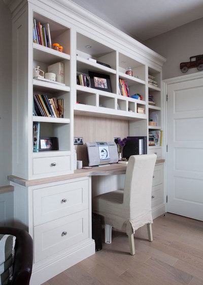 Traditional Home Office & Library by Woodale