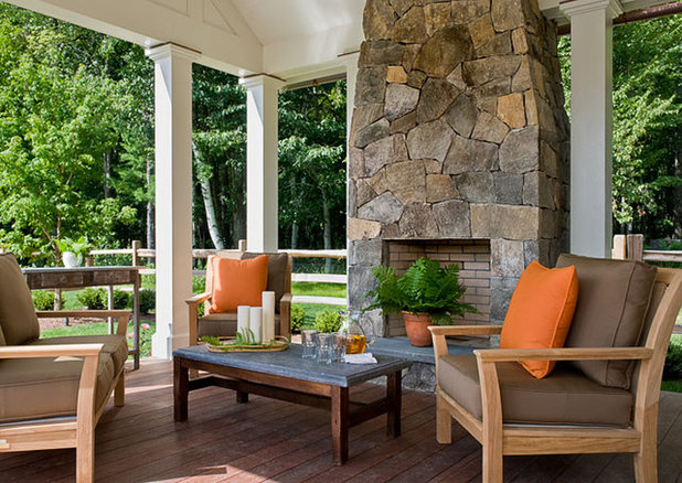 Traditional Patio by Crisp Architects