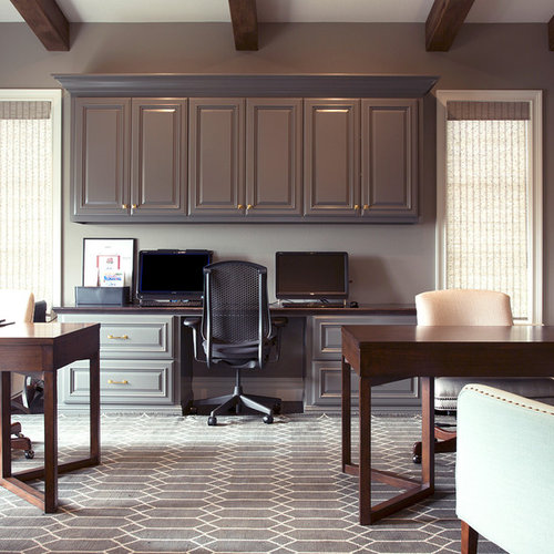 Houzz Tropical Miami Home Office Design Ideas & Remodel Pictures