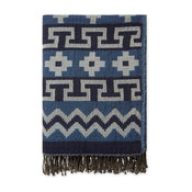 Jacquard Cotton, Wool Throw