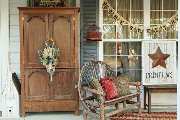 Shabby-chic Style Veranda by Julie Ranee Photography