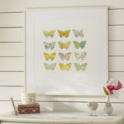 Butterfly Map Art