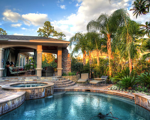 Palm Tree Landscape Home Design Ideas, Pictures, Remodel and Decor