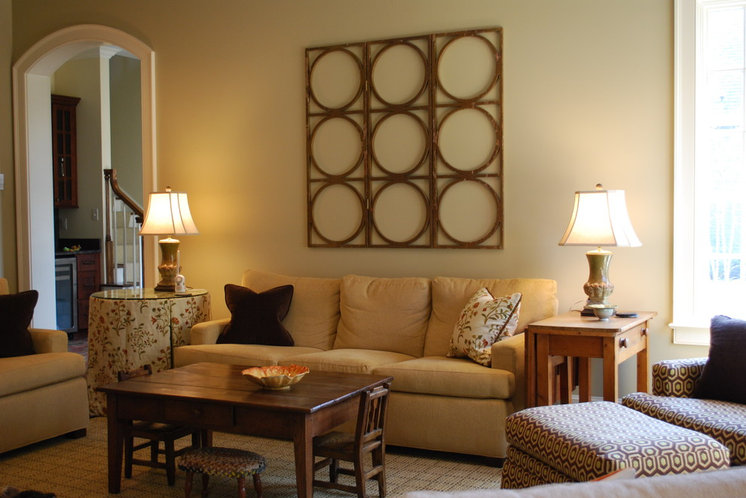 Traditional Living Room by Anna Lattimore Interior Design