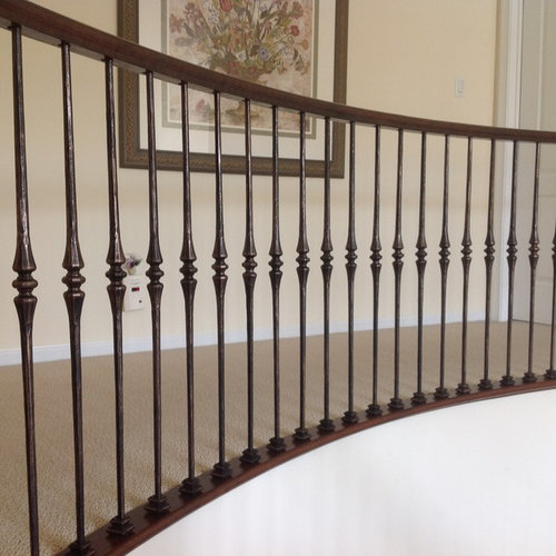 Oil Rubbed Bronze Baluster Home Design Ideas, Pictures, Remodel and Decor