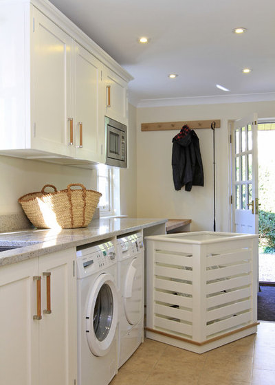 Traditional Utility Room by Beau-Port Kitchens