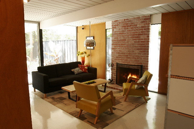 Modern Living Room San Jose Eichler