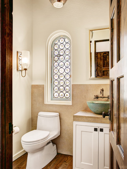 Mediterranean Powder Room Design Ideas, Remodels & Photos