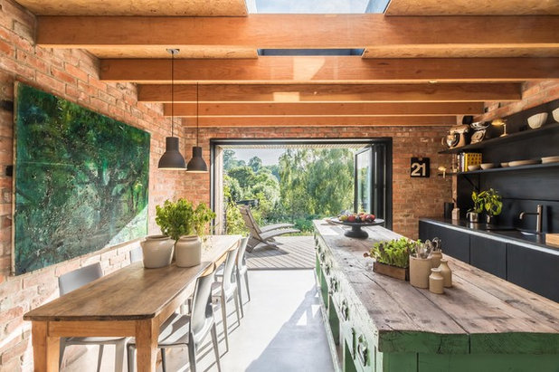 Rustic Kitchen by Design Storey