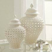 Trellis Porcelain Jar