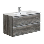 Aquamoon Yasmin 35" Vanity Set, Pino/Perla