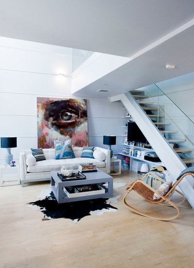 Scandinavian Living Room by danielle colding design, inc.